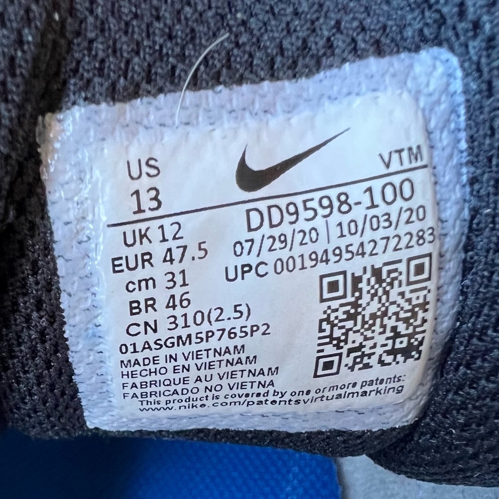 2013 Nike Airmax 96 kaomoji sneakers DD9598-100 - Picture 11 of 15